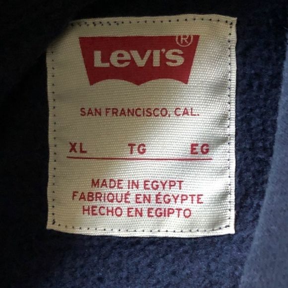 LEVI’S hoodie sweatshirt blue classic - Picture 4 of 8